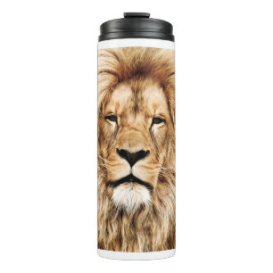 Africa African Animal Lion Close-Up Detail Eye Thermal Tumbler