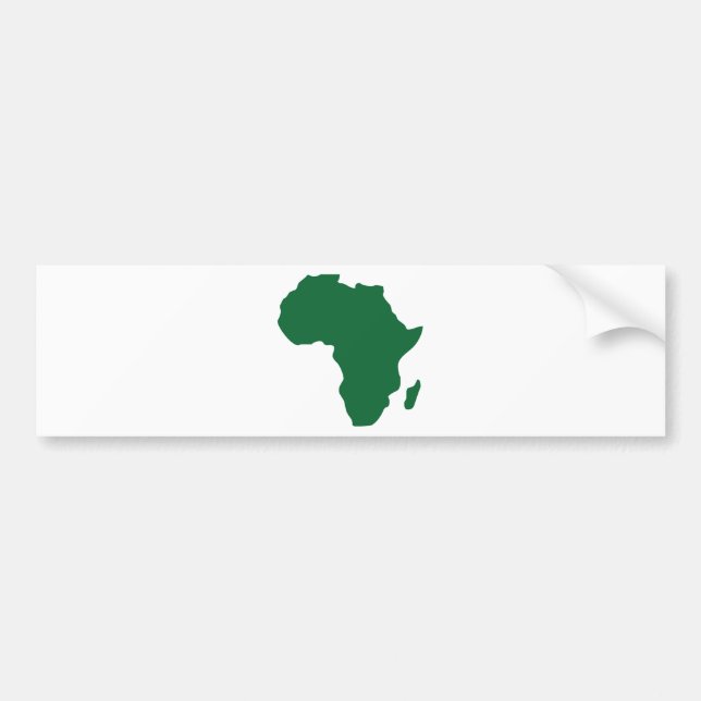 Africa / Afrique Bumper Sticker (Front)