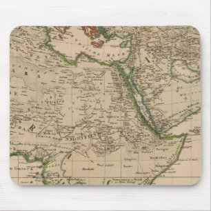 Africa and Asia Mouse Pad
