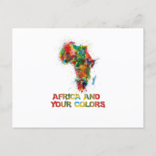 Africa and your Colours Postcard