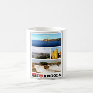 Africa - Angola - Angola - I Love Coffee Mug