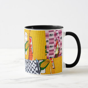 Africa, Angola, Benguela. Brightly Coloured Pants Mug