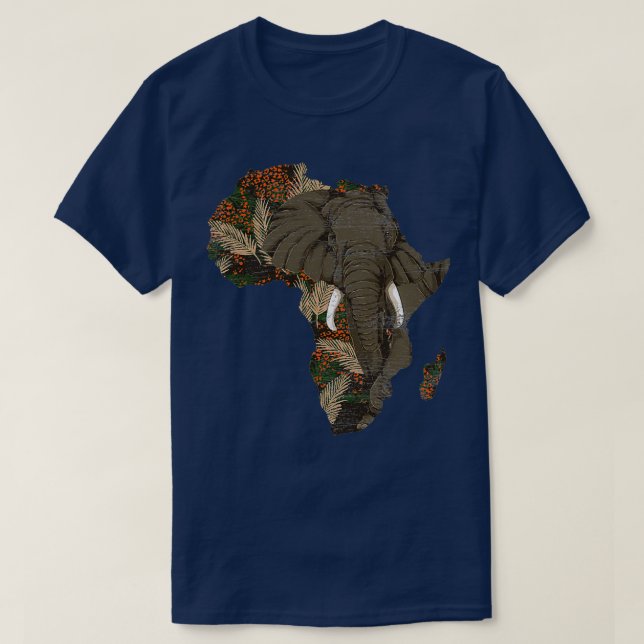 Africa Animal Lover Savanna Safari T-Shirt (Design Front)