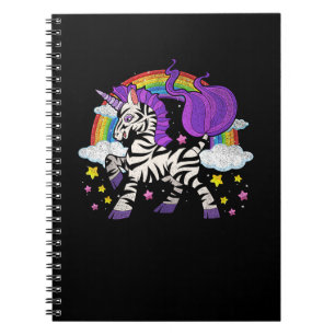 Africa Animal Rainbow Zebracorn Cute Zebra Fantasy Notebook