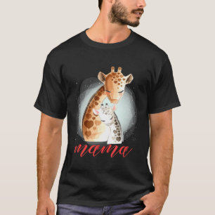 Africa Animal Safari Mothers Day Giraffe T-Shirt