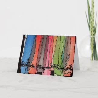 Africa artwork card- blank card