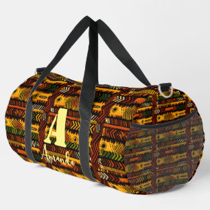 Africa Ashanti Akan Ghana Ethnic Pattern 2 Duffle Bag