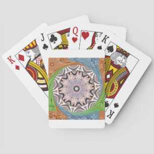 Africa Asia traditional edgy pattern Playing Cards