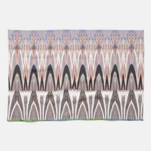 Africa Asia traditional pattern Tea Towel