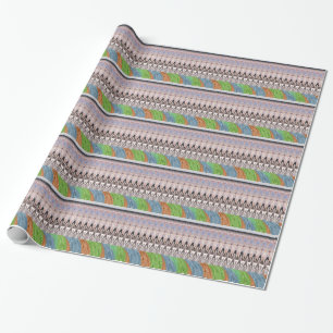 Africa Asia traditional pattern Wrapping Paper