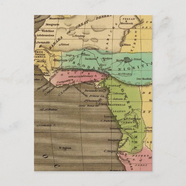 Africa, Atlantic Postcard (Front)