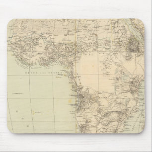 Africa Atlas Map showing colonies Mouse Pad