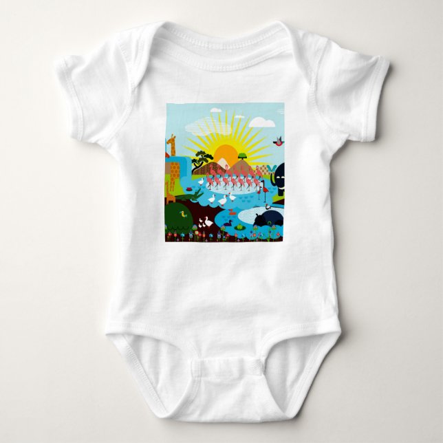 Africa Baby Bodysuit (Front)