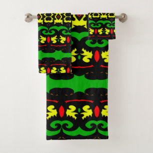 africa bath towel set
