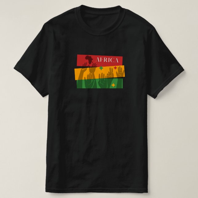 Africa, Black lives matter, black month history T-Shirt (Design Front)