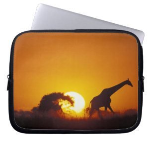 Africa, Botswana, Chobe National Park, Giraffe 2 Laptop Sleeve