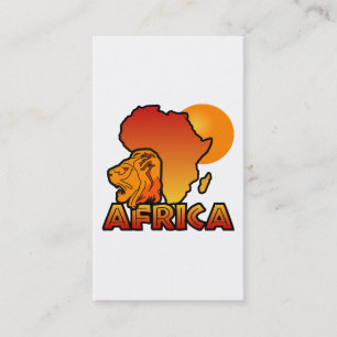 Africa business cards - customise