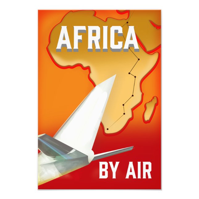 Africa By Air Metal Print (Front)