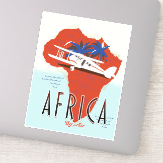 Africa By Air travel poster