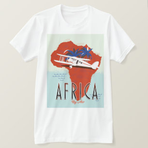 Africa By Air travel poster T-Shirt