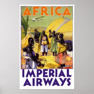 Africa by Imperial Airways Poster