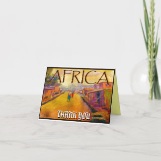 AFRICA BY MOJISOLA A GBADAMOSI OKUBULE THANK YOU CARD
