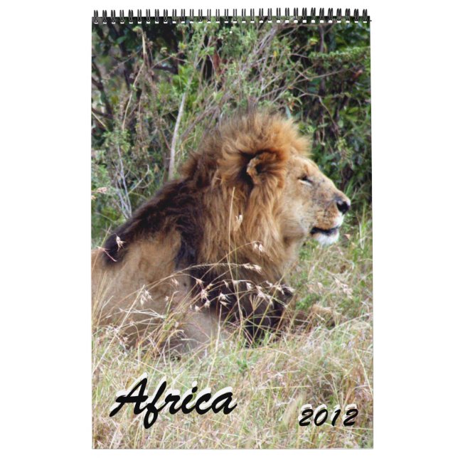 africa calendar 2012 (Cover)