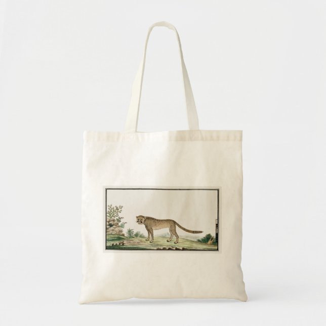 Africa Cheetah Illustration Tote Bag (Front)