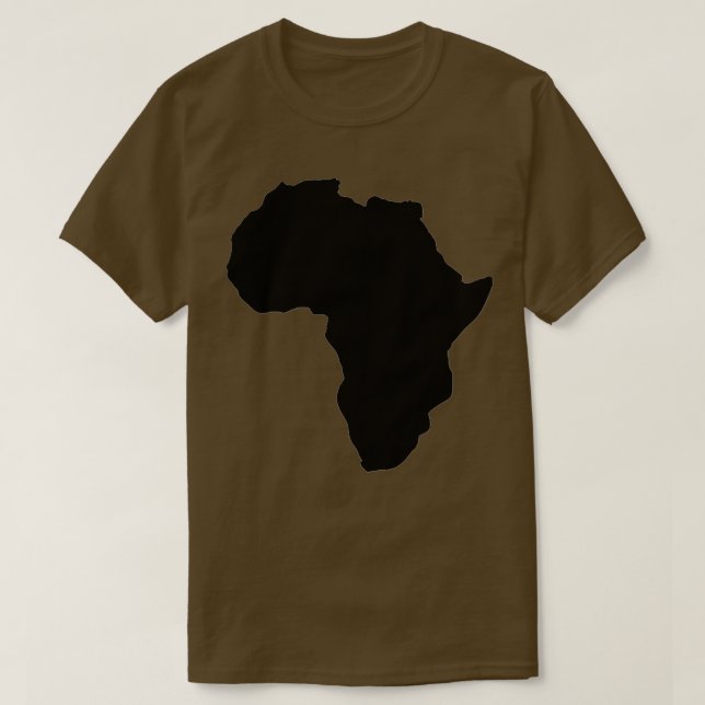 Africa Continent 1 T-Shirt (Design Front)