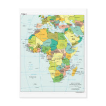 Africa continent map
