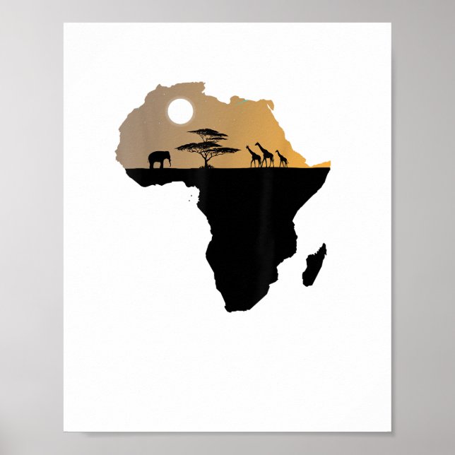 Africa Continent Safari  Poster (Front)