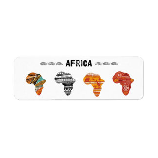 Africa continent stickers