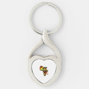 Africa Continent Sunset Safari Nature Wild Life  Key Ring