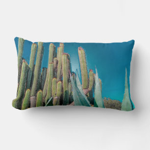 Africa Desert Cactus Plants Prickly Pear Lumbar Cushion