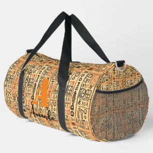 Africa Dogon Mali Ethnic Pattern 12 Duffle Bag
