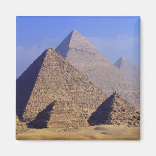 Africa, Egypt, Cairo, Giza. Great pyramids Magnet