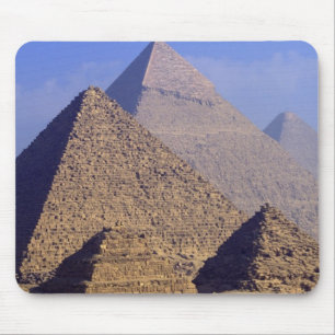 Africa, Egypt, Cairo, Giza. Great pyramids Mouse Pad