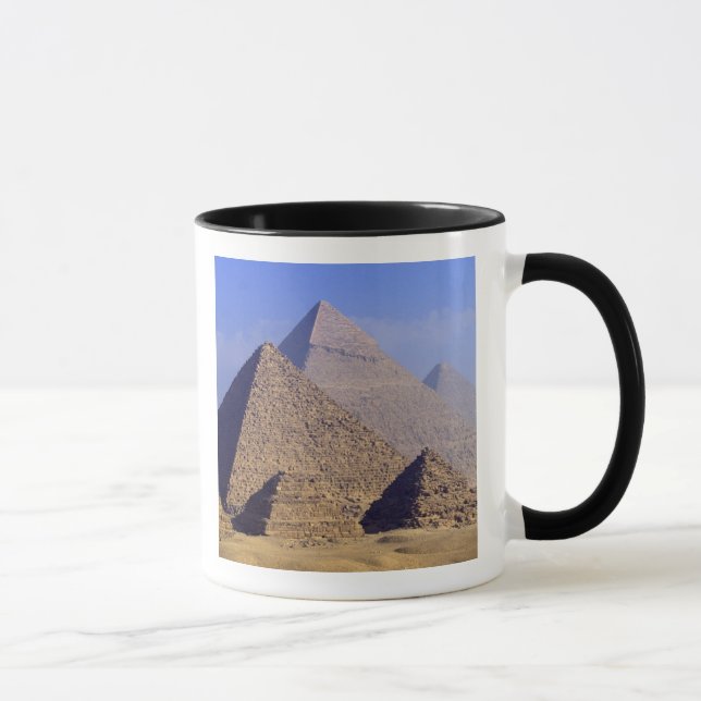 Africa, Egypt, Cairo, Giza. Great pyramids Mug (Right)