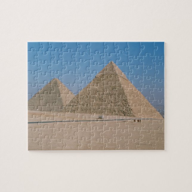Africa - Egypt - Cairo - Great Pyramids of Giza, Jigsaw Puzzle (Horizontal)