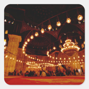 Africa, Egypt, Cairo, Muhammad Ali Mosque, The Square Sticker
