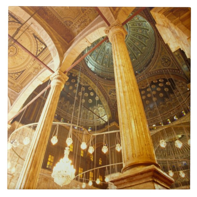AFRICA, Egypt, Cairo, Muhammad Ali Mosque Tile (Front)