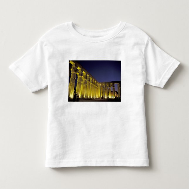 Africa, Egypt, Luxor. Sun court of Amenhotep Toddler T-Shirt (Front)