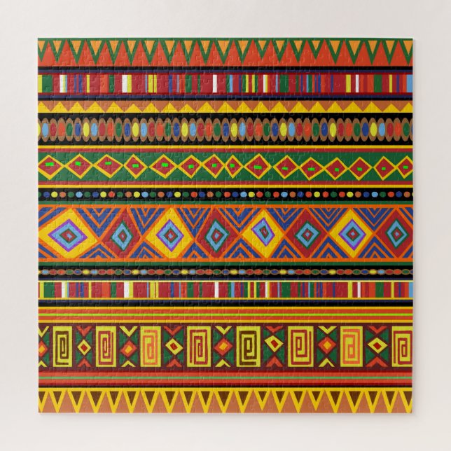 Africa Ethnic Art Pattern  Jigsaw Puzzle (Vertical)