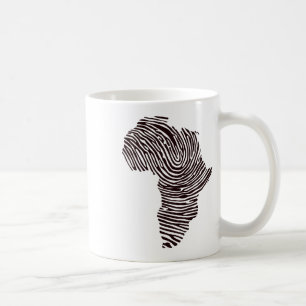Africa Fingerprint Cultural Pride Black History Mo Coffee Mug