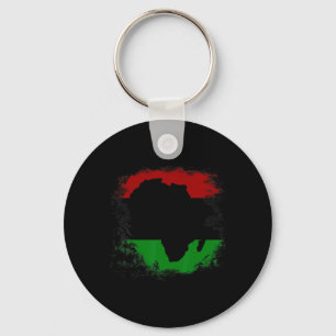 Africa Flag African Continent Map Pan-africa Unia Key Ring