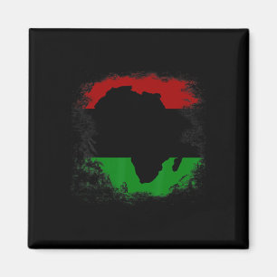 Africa Flag African Continent Map Pan-africa Unia Magnet