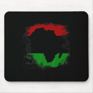 Africa Flag African Continent Map Pan-africa Unia Mouse Pad