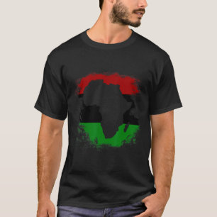Africa Flag African Continent Map Pan-africa Unia T-Shirt