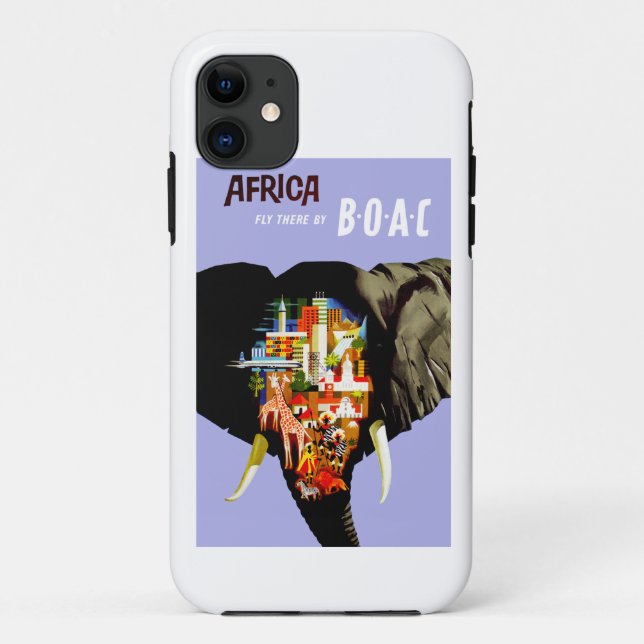 Africa ~ Fly There Case-Mate iPhone Case (Back)