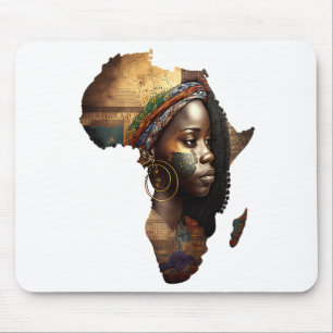 Africa For Women Black History Month Africa 5 T Sh Mouse Pad